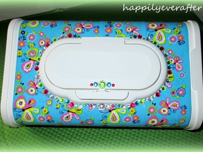 DIY: Blinged Out Duct Tape Wipe Case