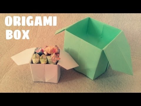 DIY - Easy Origami Box Instructions