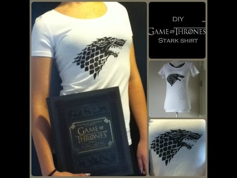 DIY Game of Thrones Stark shirt