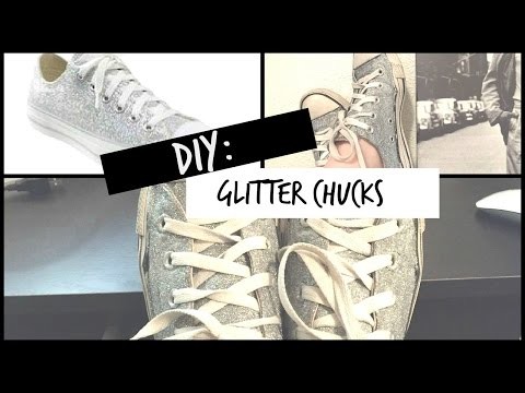 DIY Glitter Converse