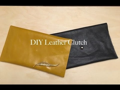 DIY Leather Clutch