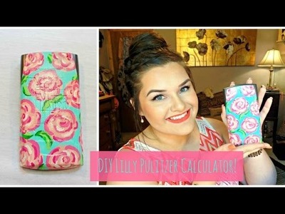DIY Lilly Pulitzer Calculator | Hand Painted