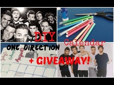 DIY One Direction Calendar + GIVEAWAY! (CLOSED)