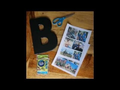 DIY Photo Collage Letter