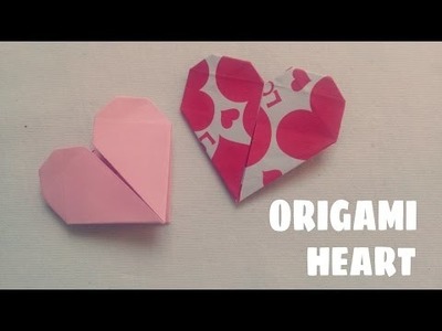 DIY Valentine Gift Ideas - Easy Origami Heart