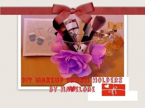 DIY Violetta Makeup Brush Holders | Suport pentru pensule de machiaj