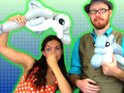 Dolphin Balloon Animal Tutorial with NATE the GREAT!!