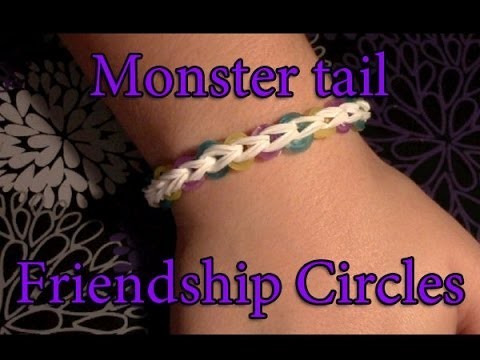 Friendship Circle Bracelet on Monster Tail Tutorial