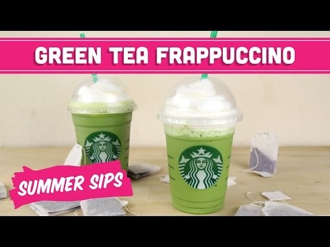 Healthy Green Tea Frappuccino (Starbucks DIY)! Summer Sips In Sixty Seconds - Mind Over Munch