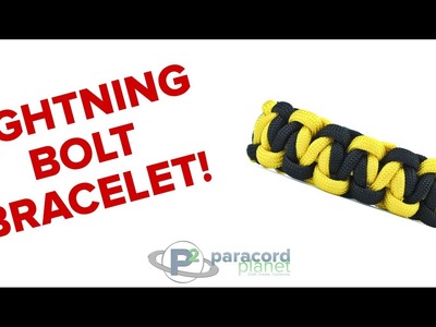 How To Make A Lightning Bolt Paracord Bracelet - Paracord Planet Tutorial