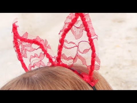 Make Lace Halloween Devil Horns - DIY Style - Guidecentral