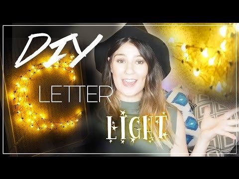 Quick & Easy Letter Light (String Art) | DIY