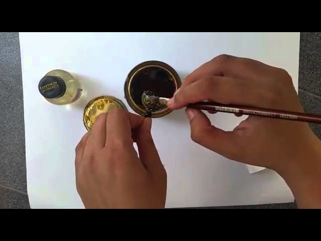 Waterproofing tutorial - how to apply varnish on quilled jhumka