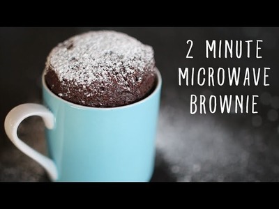 2 Minute Microwave Brownies in a Mug!