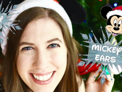 DIY Mickey Santa Ears!
