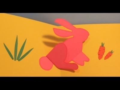 Easter Bunny Pop-Up Card