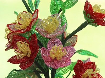 Fantasy Wildflowers - Intro to French beaded flowers - PART 2