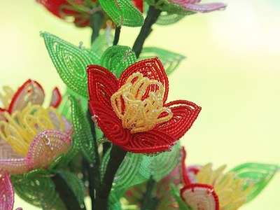 Fantasy wildflowers - Intro to French beaded flowers - PART 1