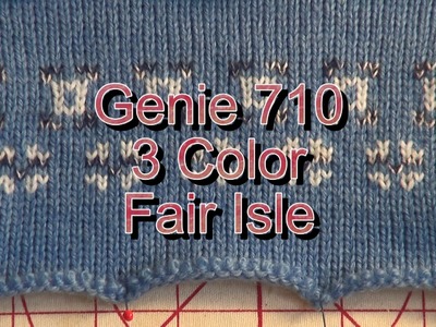 Genie 710 Three Color Fair Isle
