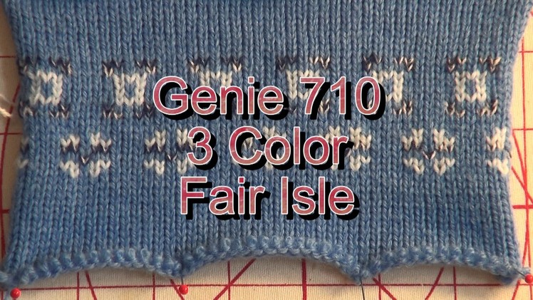Genie 710 Three Color Fair Isle