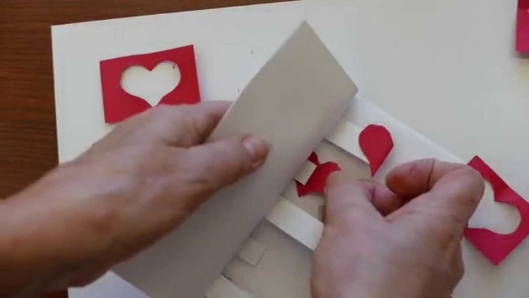 How to Make a Valentines Day Pop-up Greeting Card 5 Hearts