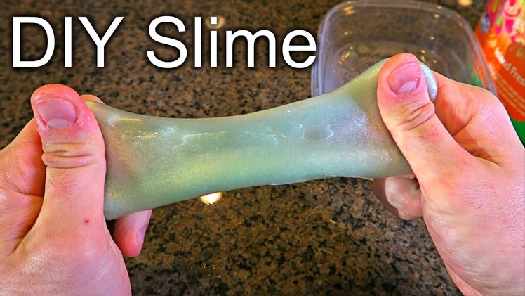 How To Make Slime With Laundry Detergent