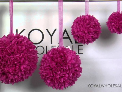 Kissing Balls and Pomanders by Koyal Wholesale Wedding and Event Supplies