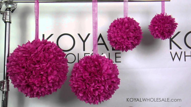 Kissing Balls and Pomanders by Koyal Wholesale Wedding and Event Supplies
