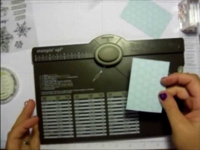 Make tags using the Stampin' Up! Envelope Punch Board by We R Memory Keepers