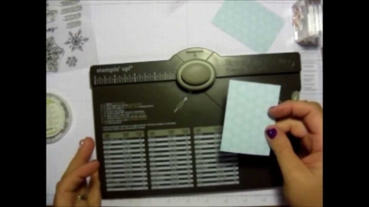Make tags using the Stampin' Up! Envelope Punch Board by We R Memory Keepers