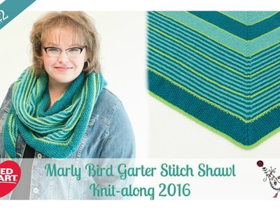 Marly Bird Garter Stitch Shawl Knitalong Week 2