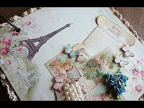 Mini Album - Vintage Paris 1889