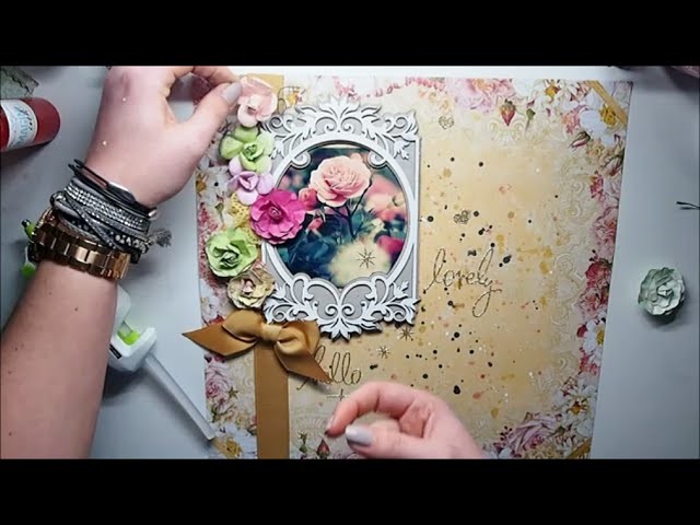 'Super Easy Scrapbook Page 'Lovely' for kit club