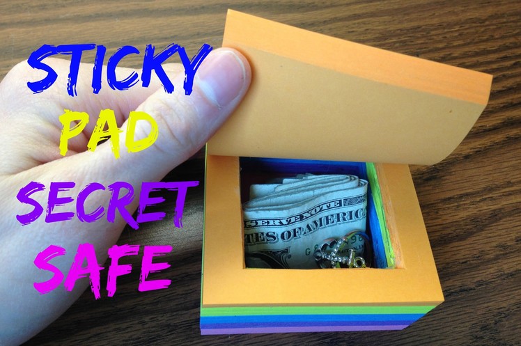Turn a Pad of Post-it Notes Into a Secret Safe
