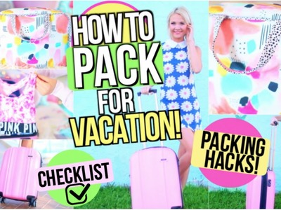 What to Pack For Vacation! Packing Hacks, Tips & Tricks!