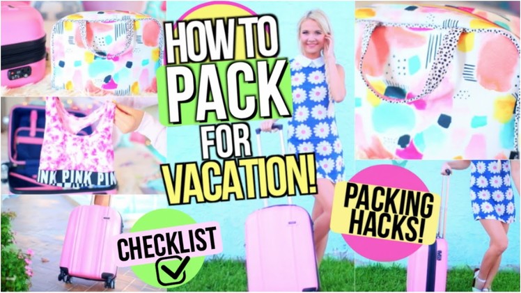 What to Pack For Vacation! Packing Hacks, Tips & Tricks!