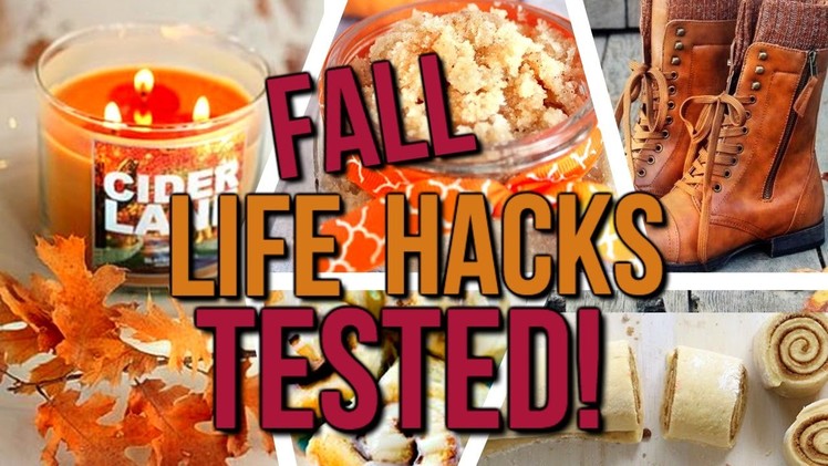 5 Pinterest Fall Life Hacks + DIYs TESTED! | Courtney Lundquist