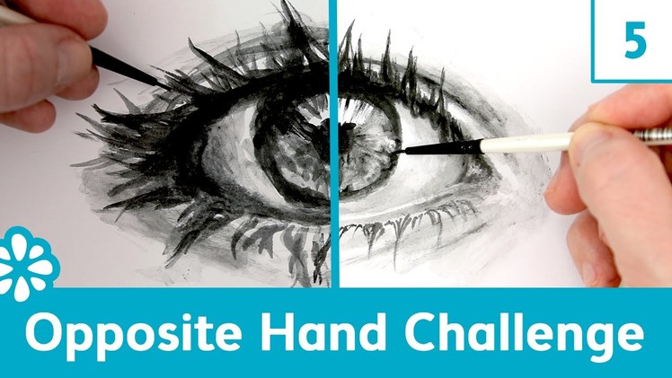 Art Challenge 5: Opposite Hand | Sea Lemon