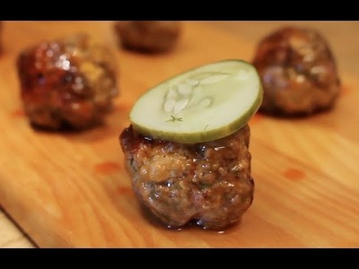 BBQ Meatballs! Simple Party Appetizer Tricks