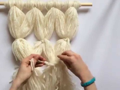 Beautiful Faux-Macrame Wall Hanging: No Knot Tying Skills Required!