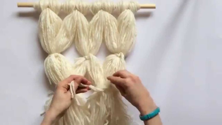 Beautiful Faux-Macrame Wall Hanging: No Knot Tying Skills Required!