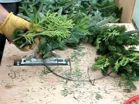 BTN Making a fraser fir wreath