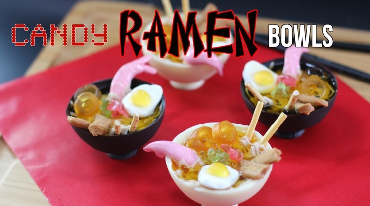 Candy RAMEN Bowls - Japanese Noodle DESSERT | Elise Strachan | My Cupcake Addiction