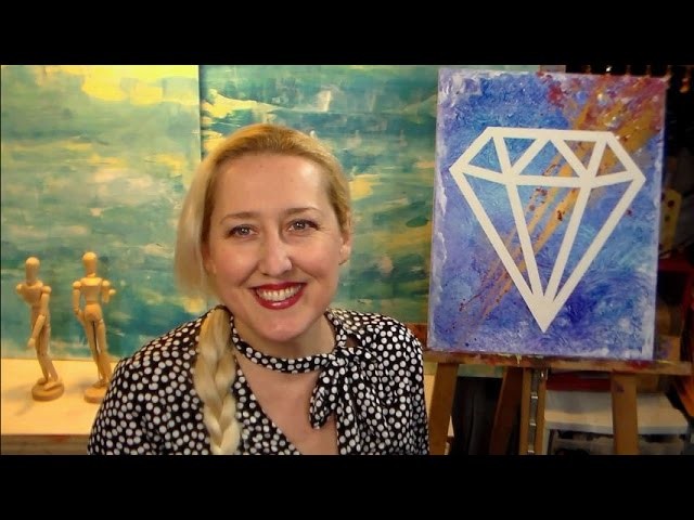 DIY Diamond Pop Art Painting {Quick & Easy!}