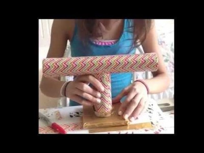 Duct tape bracelet holder tutorial