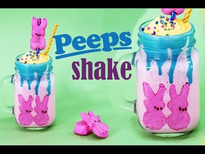 Easter Peeps Recipe - Its a PEEPSHAKE | Elise Strachan | My Cupcake Addiction