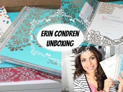 Erin Condren Life Planner Unboxing + First Impression