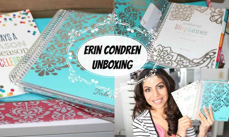 Erin Condren Life Planner Unboxing + First Impression