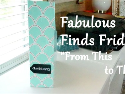 Fabulous Finds Friday : " From This to That" - Dollar Tree Finds Makeover