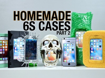 Homemade iPhone 6S Cases Drop Test Part 2!